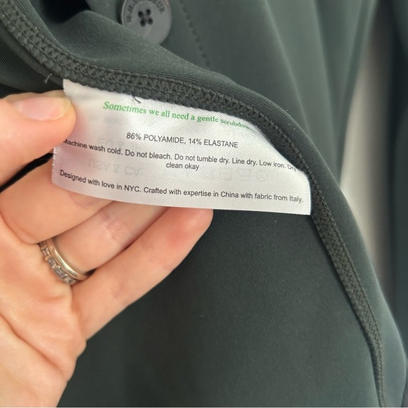 *SET* MM Lafleur The Sierra Shacket - Light Scuba and Pants Set Business Suit - Picture 9 of 10